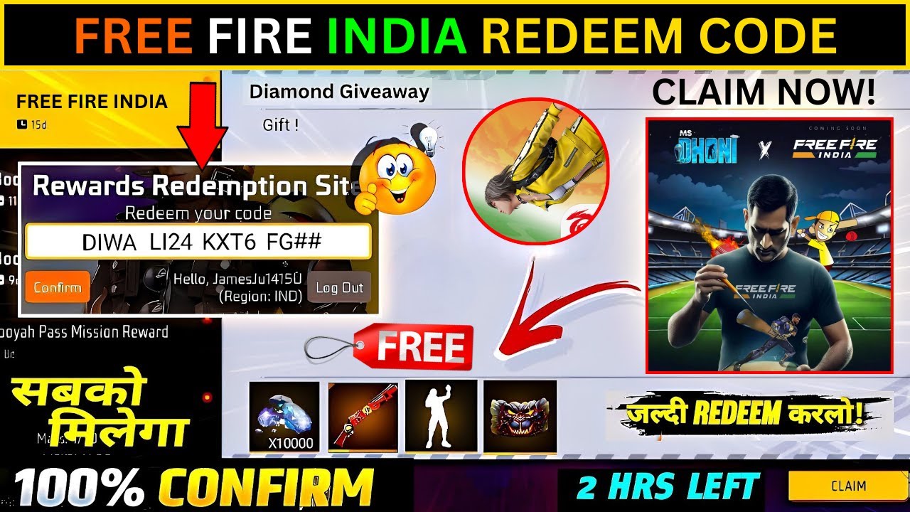 Free Fire Best Redeem Code