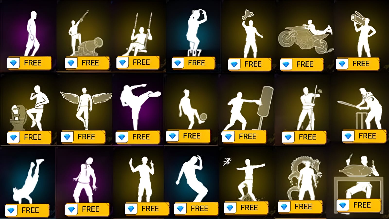 Free Fire Emote Redeem Code New